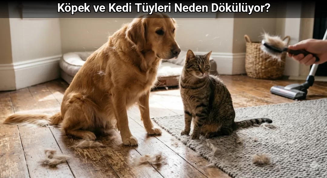 Köpek ve Kedi Tüyleri Neden Dökülüyor?